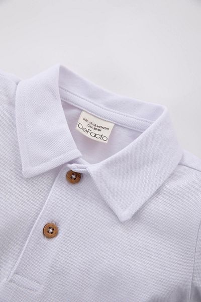 DeFacto Baby Boy Pique Short Sleeve Polo T-Shirt Z1956a223sm