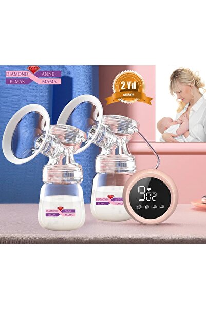 Diamond Mama Elmas Anne Anne Elektirikli Gögüs Pompası Çiftli MZ-608T
