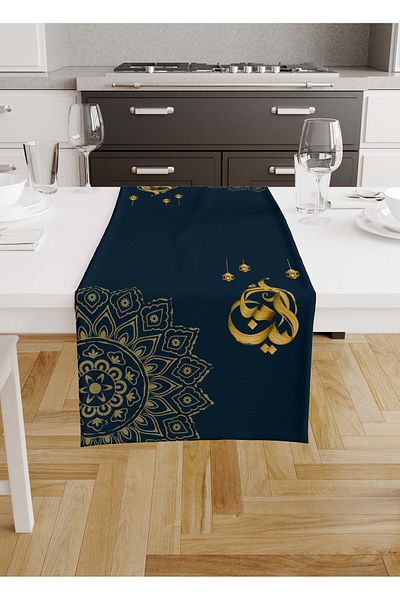 Filamente Ramadan Runner / Ramadan Pattern / Stain Resistant - Washable Micropecks Fabric 140X47