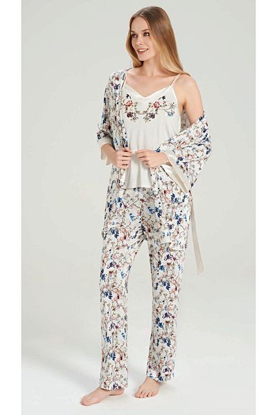 Feyza Women's 3-Piece Pajama Set 5060