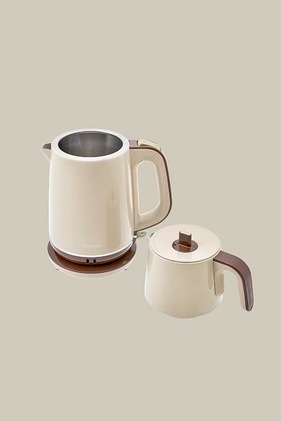 HOMEND ماكينة صنع الشاي من Royaltea Vintage 1734H باللون البيج