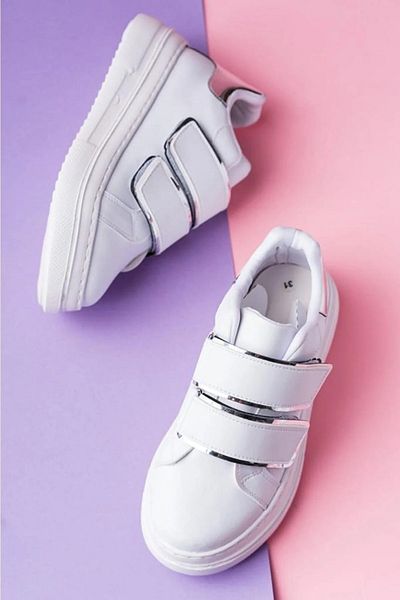 Papuccum Ortopedi Pantofi sport pentru mers sport pentru fete, cu talpă groasă, cu velcro