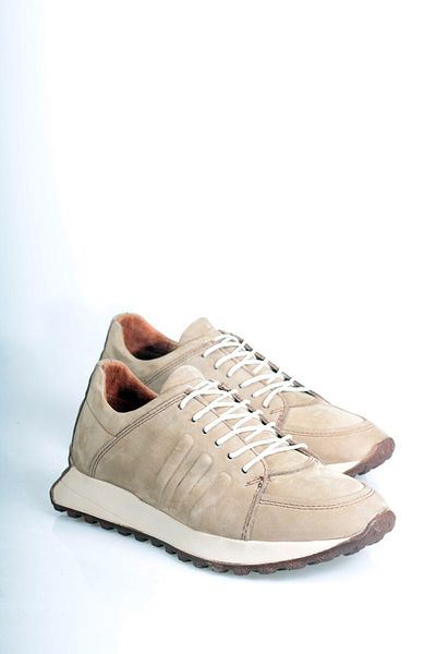 ayakkabiyolla Ανδρικά αθλητικά παπούτσια Fancy - Mink Nubuck Leather, Lace-up