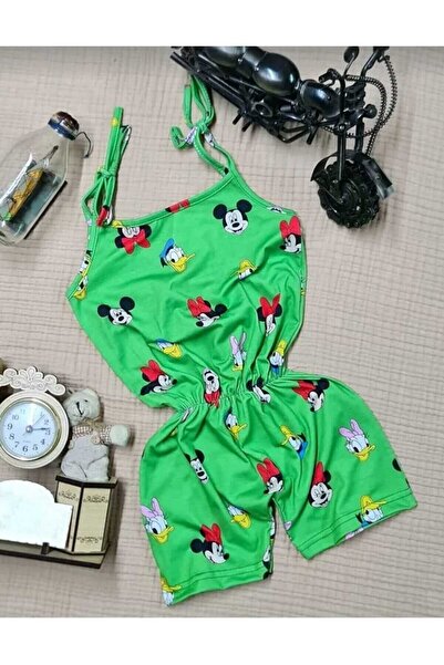 BUUFUU Summer Digital printed suspenders girls cocuk jumpsuit dress