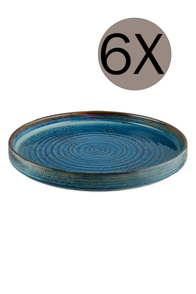 Bonna Porselen Sapphire Düz Tabak 28 Cm 6'lı Takım Sph28dz