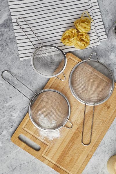 JASPER Liam 3-Piece Stainless Strainer 12-14-16 Cm
