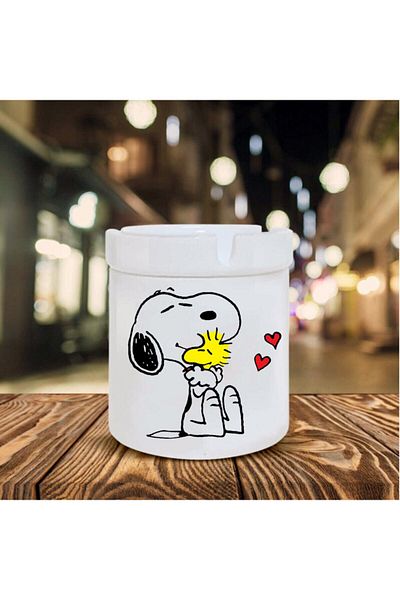 HobiShop Snoopy Dog Printed Ceramic άοσμο τασάκι Δώρο Πώς να ξέρετε το δώρο