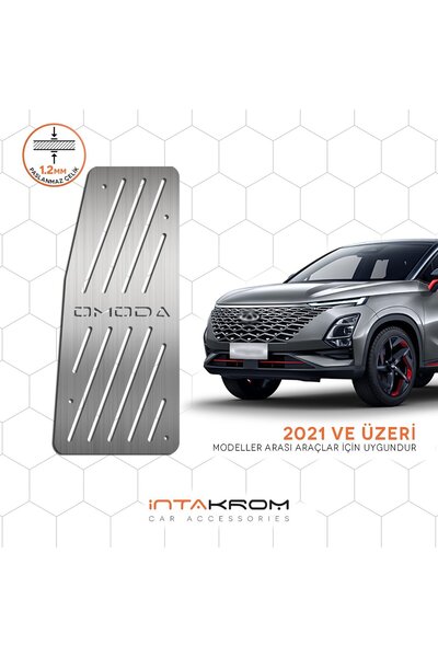 İntachrom Chery Omoda 5 Krom Ayak Dinlendirme Pedalı 2021 ve Üzeri