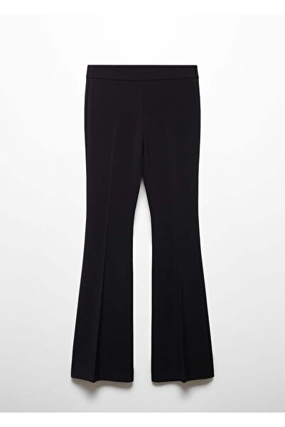 MANGO Woman Kalhoty z rozšířené látky