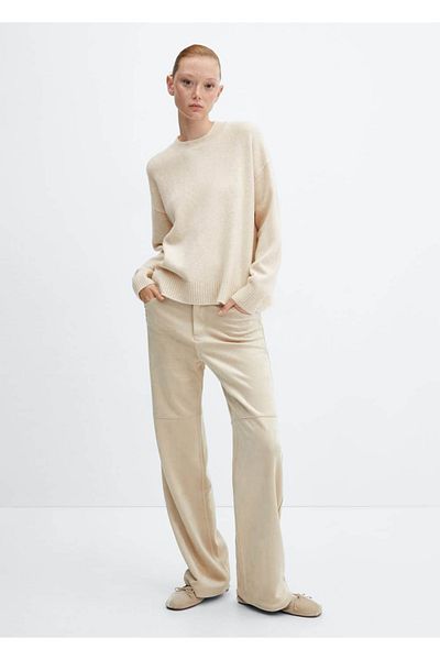 MANGO Woman Round neck knitwear sweater
