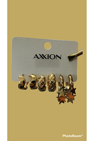 Aksesuar Çoklu Çelik Küpe