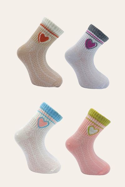 Ollero 8 Pairs of Girls' Seamless Socks