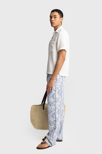 GIESTO Wrinkled Look SHORT SLEEVE SHIRT