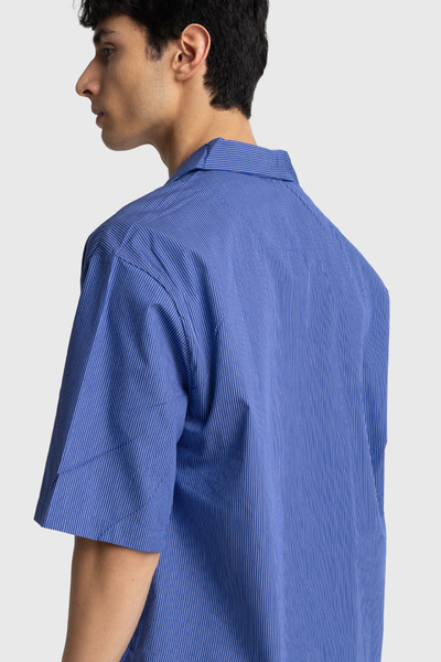 GIESTO Короткий рукав сорочка в смужку