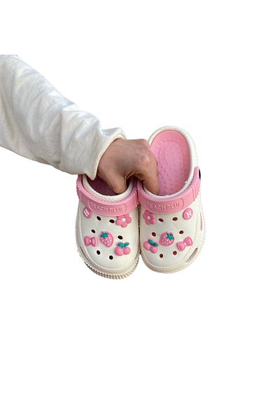 Rooster women's high sole closed front slippers sandals