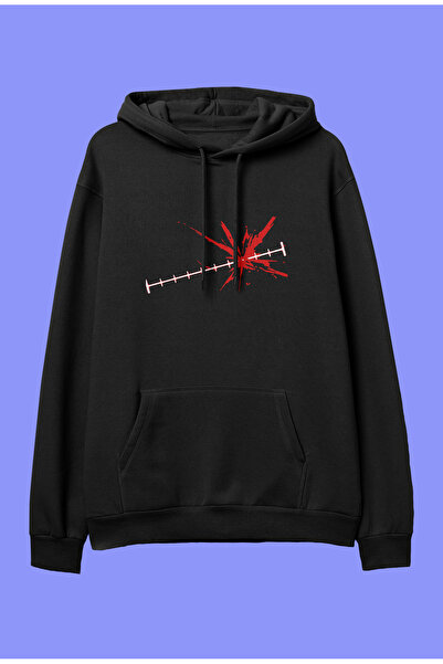 ZOKAWEAR Унисекс суитшърт с качулка с принт на аниме героя Тоджи Фушигуро от ...