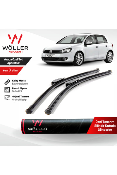 wöller Volkswagen Golf 6 Silecek 2009 2012 Silecek Takımı Araca Özel