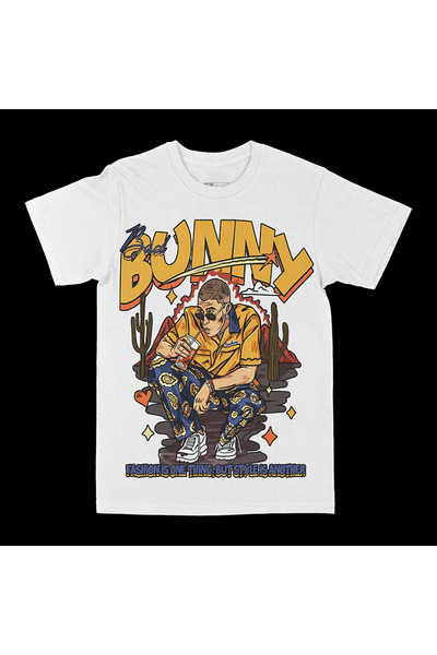 rebelberi Bad Bunny cu tematică de desene animate Hiphop Rap Bootleg Style Al...