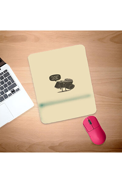 UcuruStore Δεν είμαι ποτέ στην εικόνα... Γραπτό Mouse Pad με στήριξη καρπού