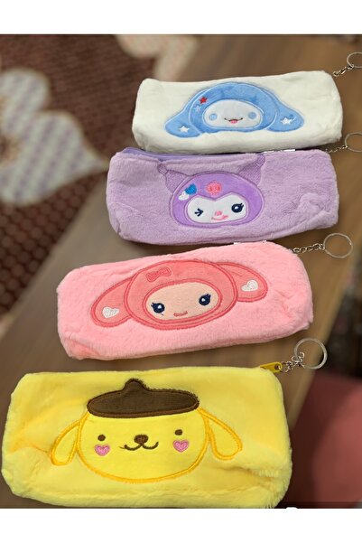 Meyra Accessories Suport pentru stilou drăguț de pluș kawii sanrio kuromi cin...