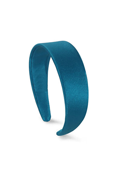 Atılgan Grp Aqua Mavi Lila Kalın Saten Bombesiz Kadın Taç, Yaz Taçları