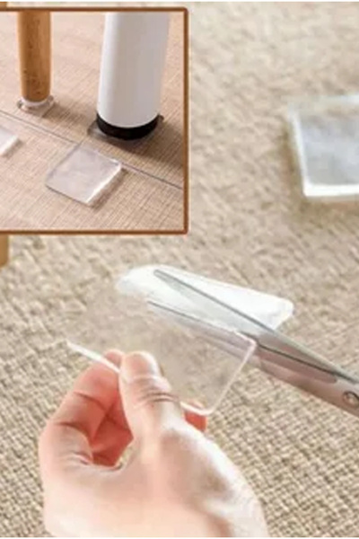 AfterTimes Masa Sandalye Altı 4 Adet Kaydırmaz Çizilme Önleyici Ped