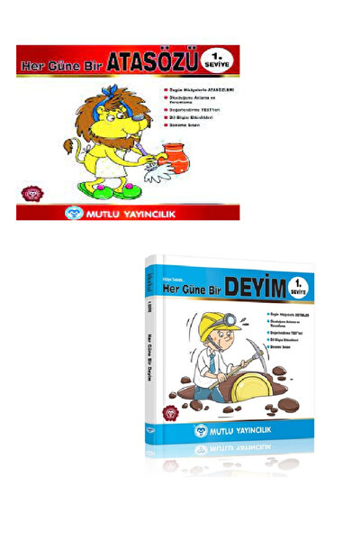 Kollektif Mutlu Her Güne Bir Deyim + Atasözü 1. Seviye Set