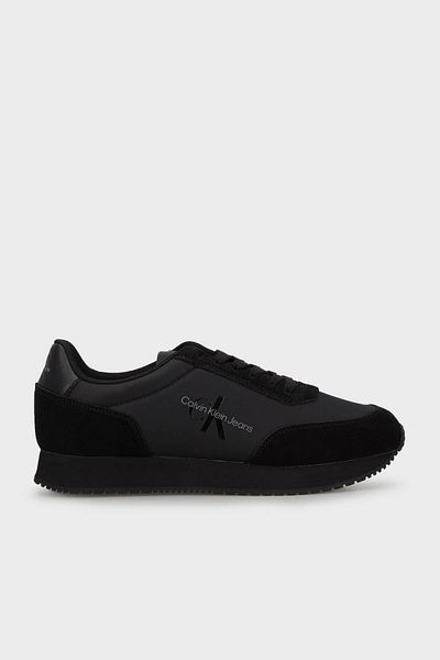 Calvin Klein Herren-Sneaker Black2 – mit Schnürung und rutschfester Sohle, Markenlogo YM0YM00746-0GM
