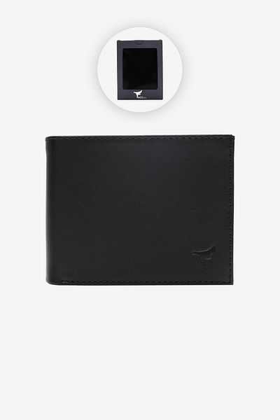AC&Co / Altınyıldız Classics Men's Black Gift Boxed Wallet with Card Compartment