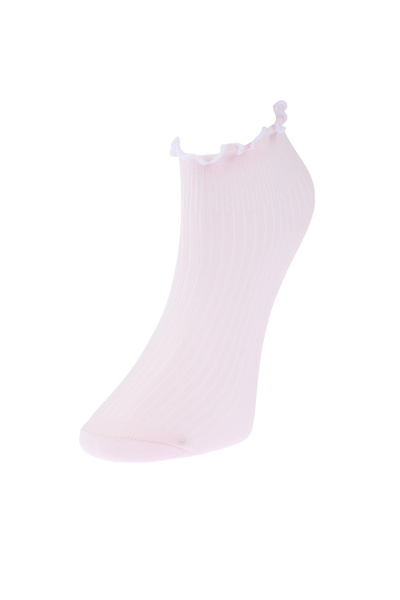 Trendyol Collection Multicolored 3 Pack Cotton Rubber Mouth Lettuce Detailed Knitted Socks THMSS24CO00005