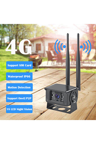 WİFİCAM 4G Sim Kartlı Uzaktan İzlenebilir Çelik Kasa Karavan İş Makinesi Kamyon Otobüs Kamerası