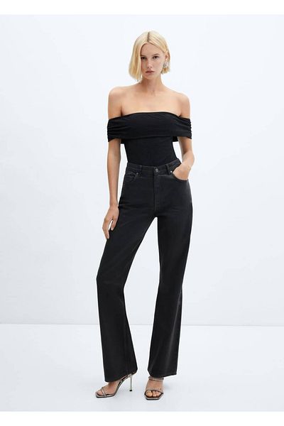 MANGO Woman Strass подробен darep badi