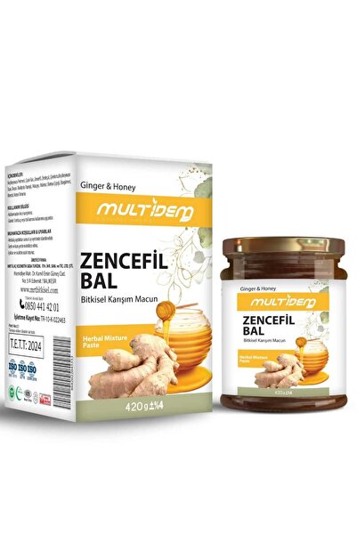 multidem HMD Zencefil Ballı Bitkisel Karışım Macun 420 gr