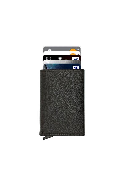 mygeppetobag Mekanizmalı Otomatik Kızaklı Cüzdan Kartlık