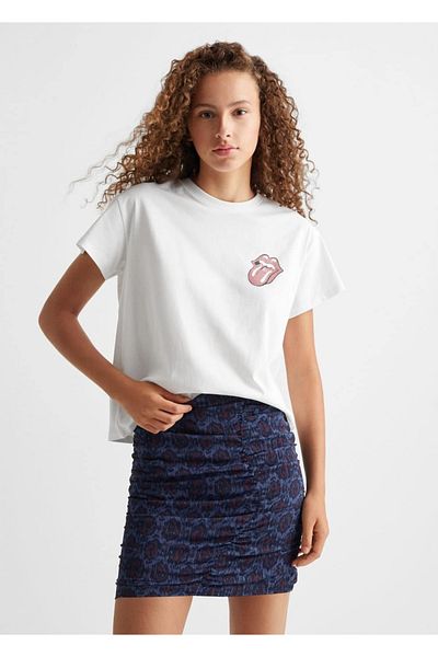 Mango Teen Fusta albastru inchis pentru copii