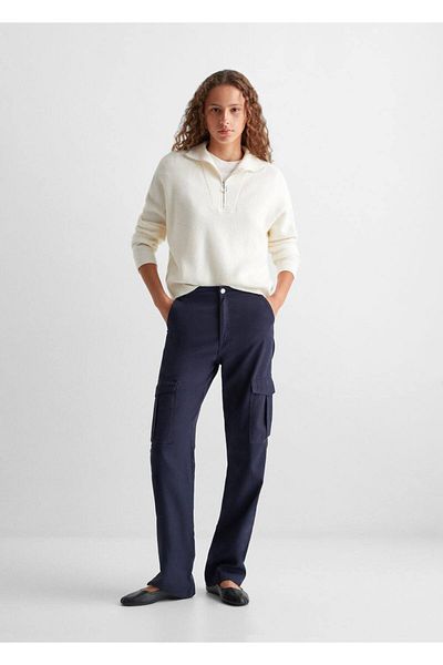 Mango Teen Cargo τζιν με τσέπες
