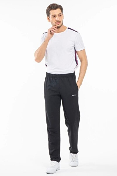 Slazenger Oteks Ince Pamuklu Erkek Eşofman Alt St21pe129-500siyah