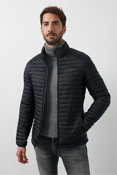 lumberjack Perry Coat B4 Ανδρικό Παλτό Rs100438123μαύρο