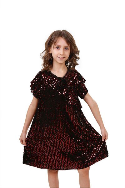 Sara Helını Dress Burgundy
