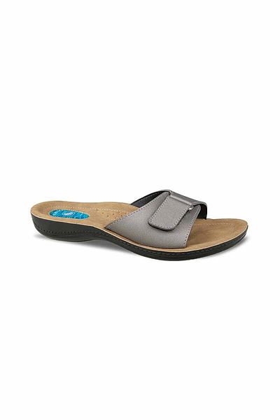 Ceyo 9808-15 Γυναικεία Παπούτσια Παντόφλες - 09415 Πλατινένιο Μοντέλο