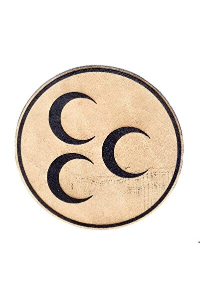 Seyhan Askeri Malzeme Üç Hi?lal Deri Peç - Arma - Askeri Patch