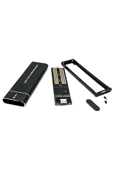 boblov Usb Nvme Kutu NVME M.2 to Type-C USB3.1 10Gbps Aluminyum External 2280 2260 2242 2230 PCI-E M2 NVME