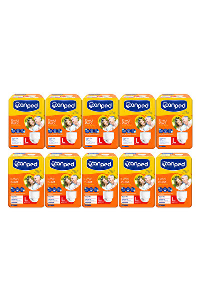 Canped Emici Külot Büyük Boy (L) 110-150 cm 10 Paket 80 Adet
