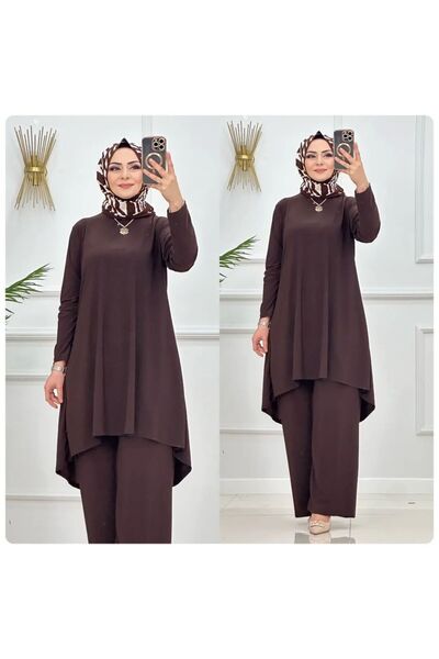 MODAMÜNASİP Υπέροχο σετ παντελονιού Sandy Sade, άνετο και κομψό