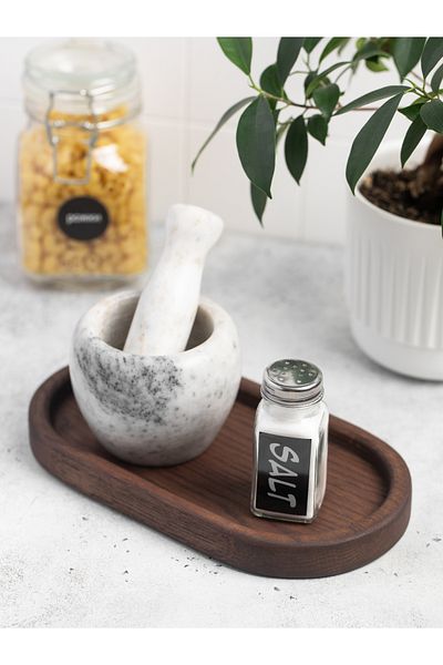 Esci Design Wooden Oil Pot Bottom - Wooden Mini Presentation Bowl - Trend Presentation Plate