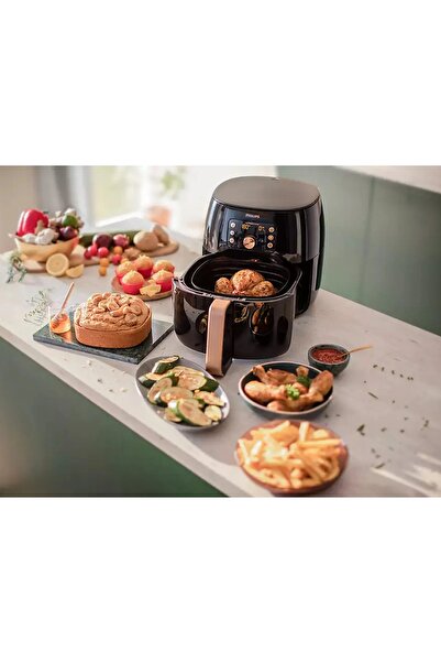 Philips HD9000 Seri Sıçak Tutma Özellikli Uzak Bağlantılı Akıllı Premium Airfryer XXL Fritöz