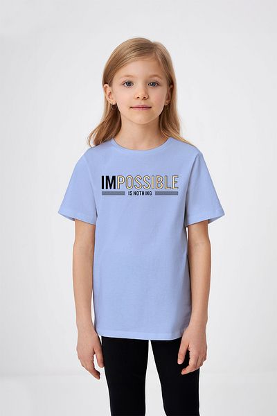 ADABEBEK Τυπωμένο μπλουζάκι για κορίτσια με το Impossible Is Nothing