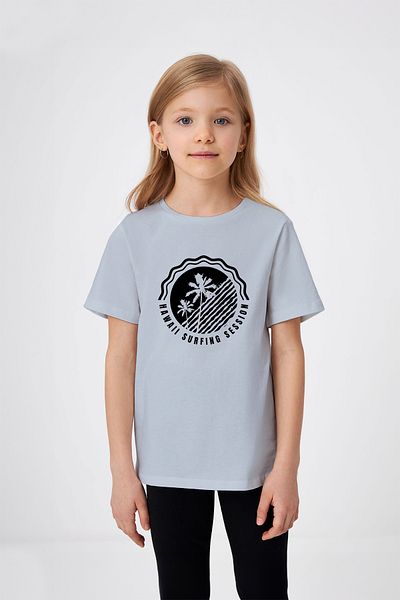 ADABEBEK Tricou cu imprimeu Surf pentru fete în Hawaii