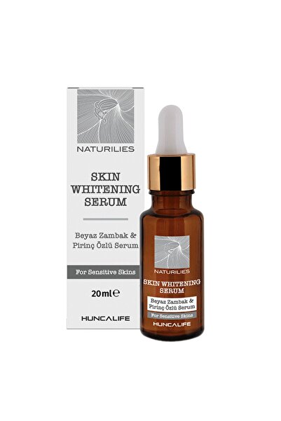 Huncalife Naturilies Skin Whitening Beyaz Zambak Pirinç Özlü Serum 20 ml
