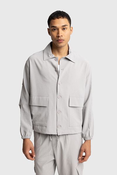 GIESTO GOFRE JACKET WITH ROPE DETAIL